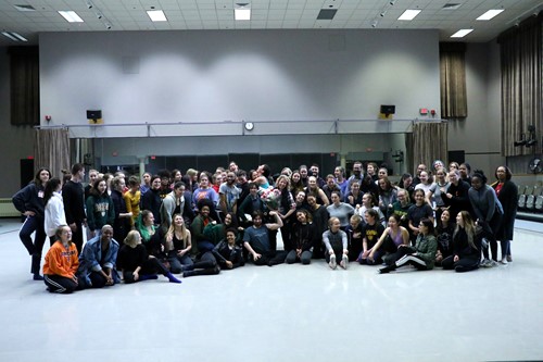 Group photo from Stevie Oakes' award presentation